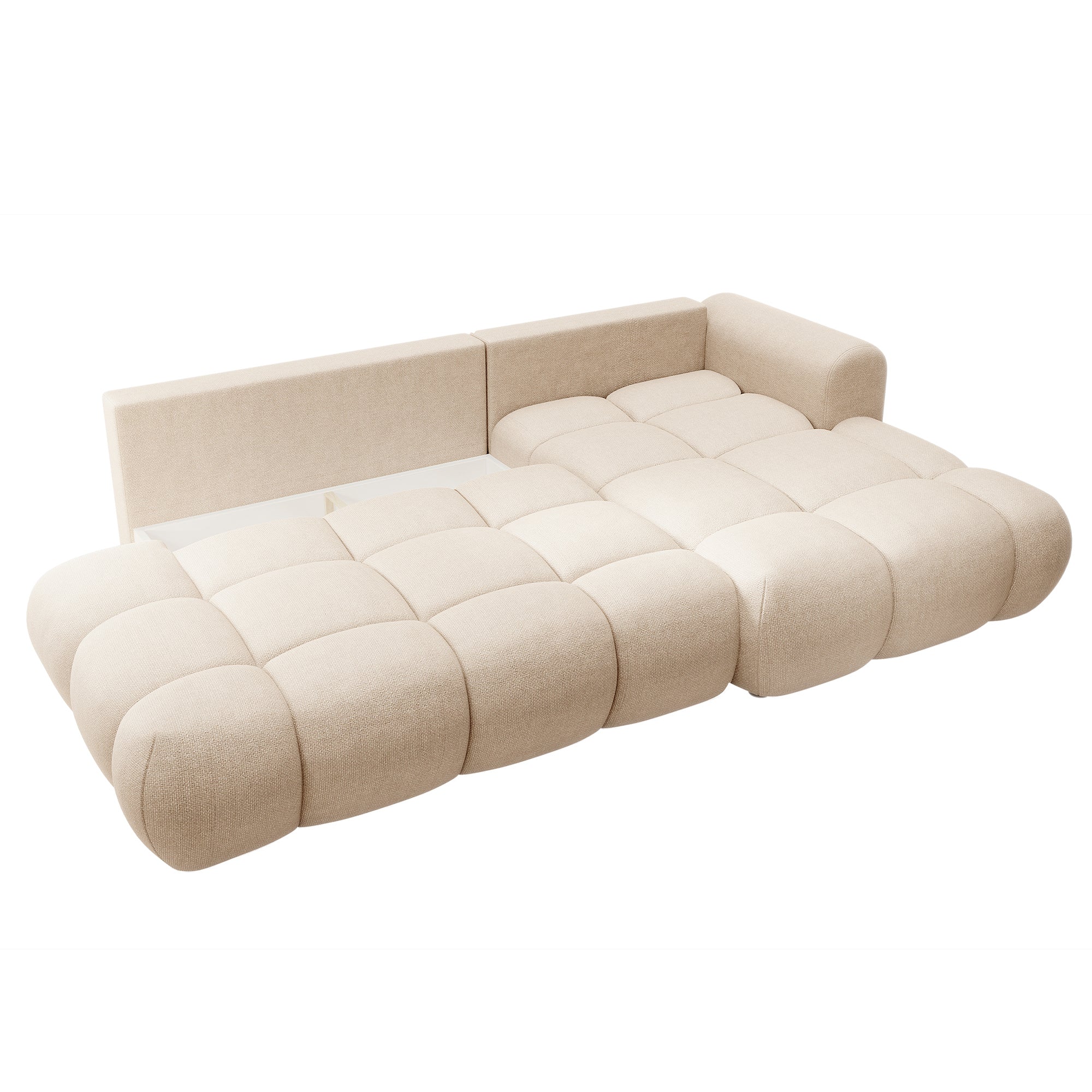 Kampinė miegamoji sofa MOBO 284 cm