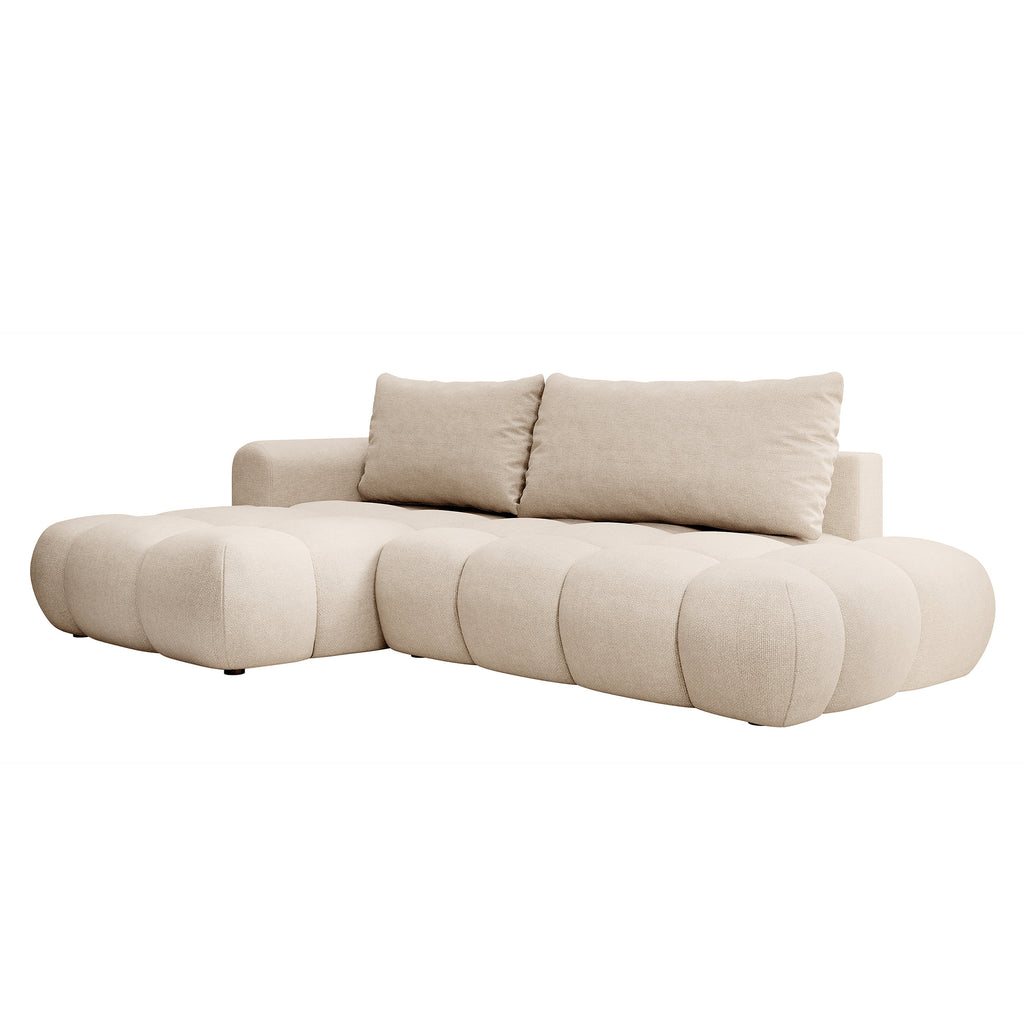 Kampinė miegamoji sofa MOBO 284 cm