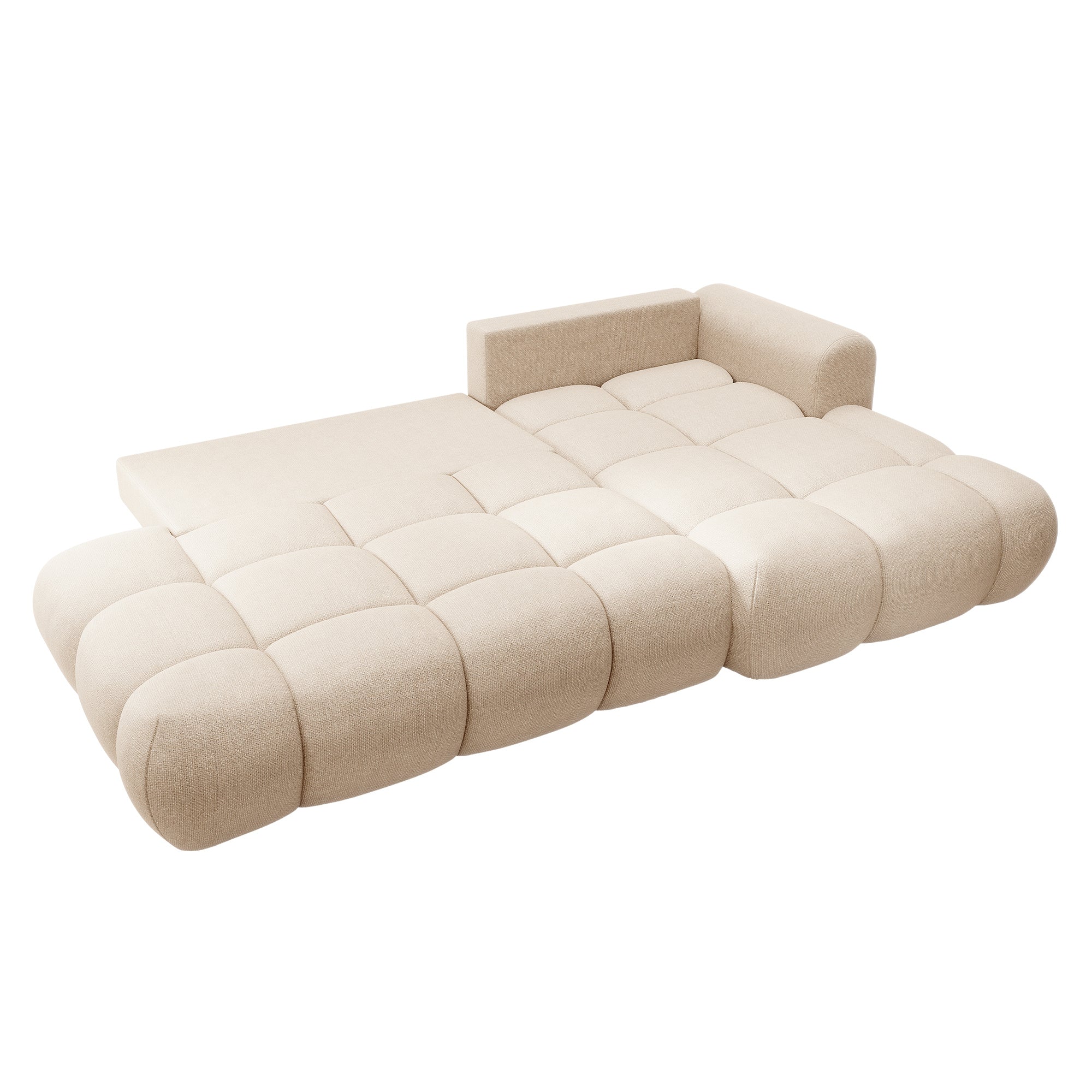 Kampinė miegamoji sofa MOBO 284 cm
