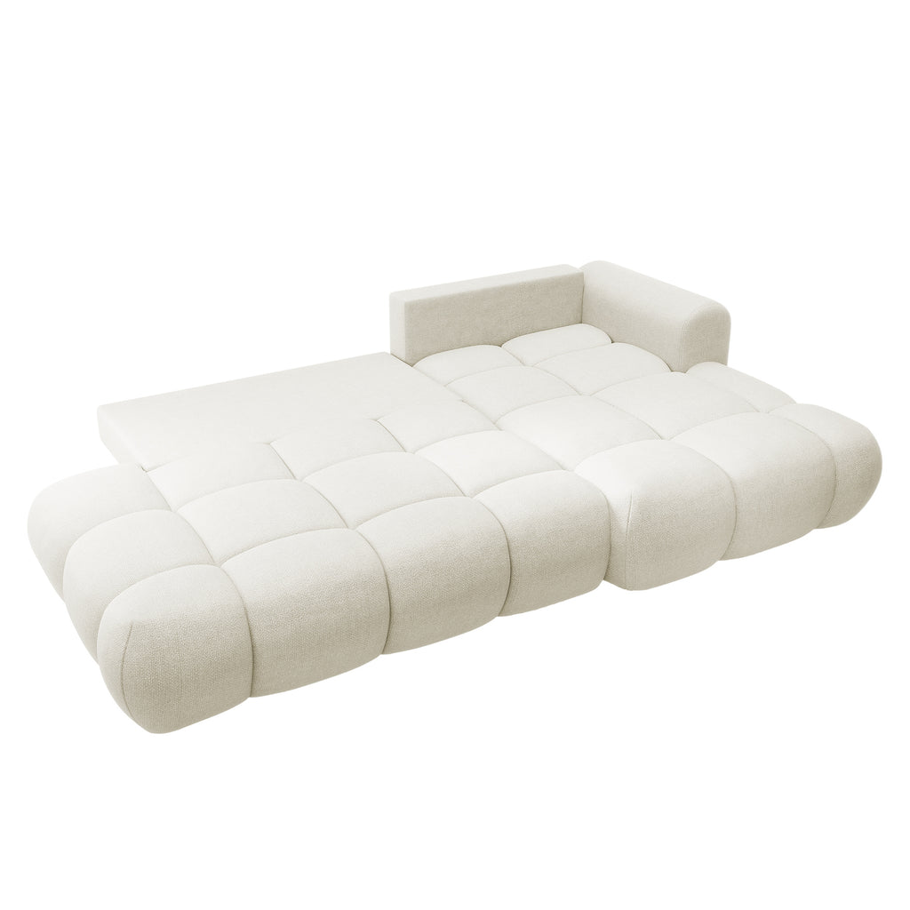 Kampinė miegamoji sofa MOBO 284 cm