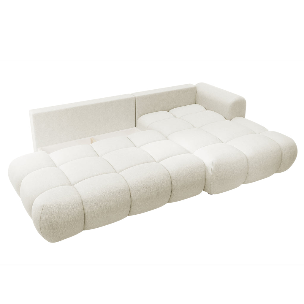 Kampinė miegamoji sofa MOBO 284 cm