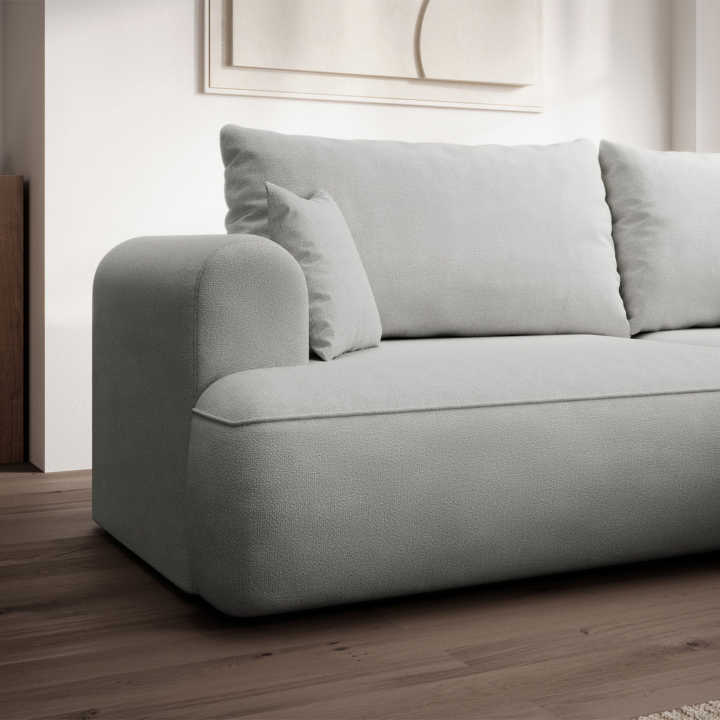 Kampinė miegamoji sofa NIVO 238 cm