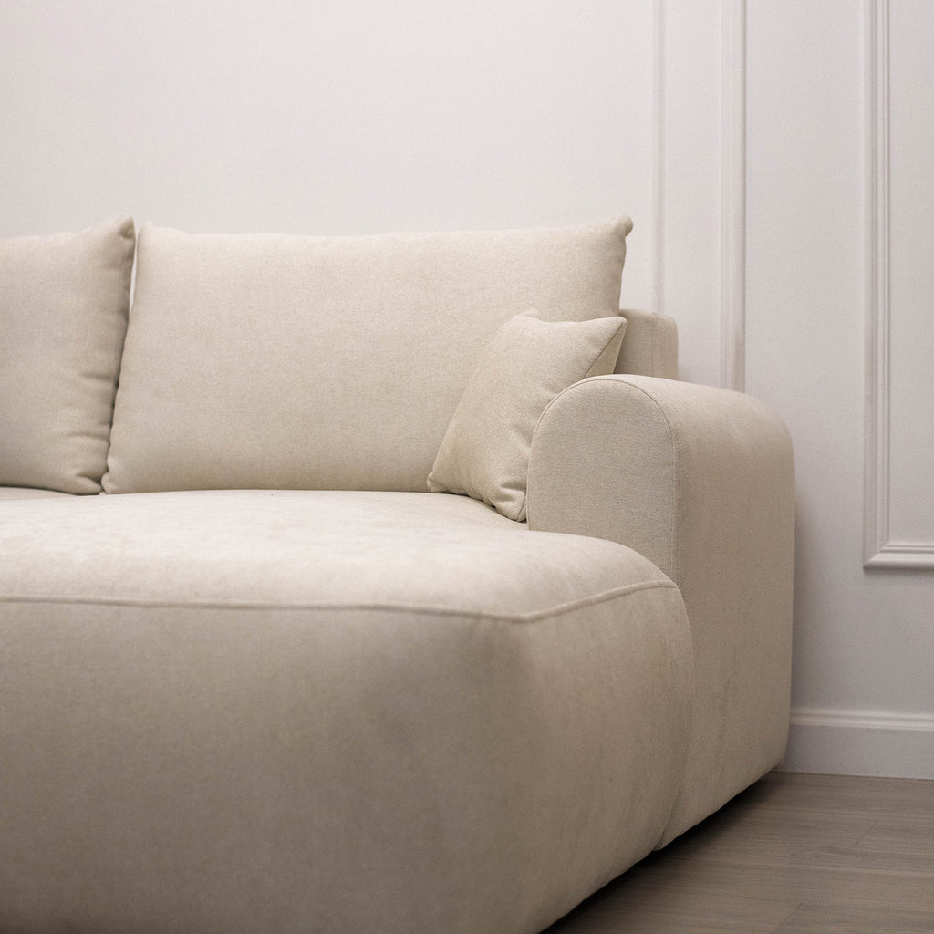 Kampinė miegamoji sofa NIVO 238 cm