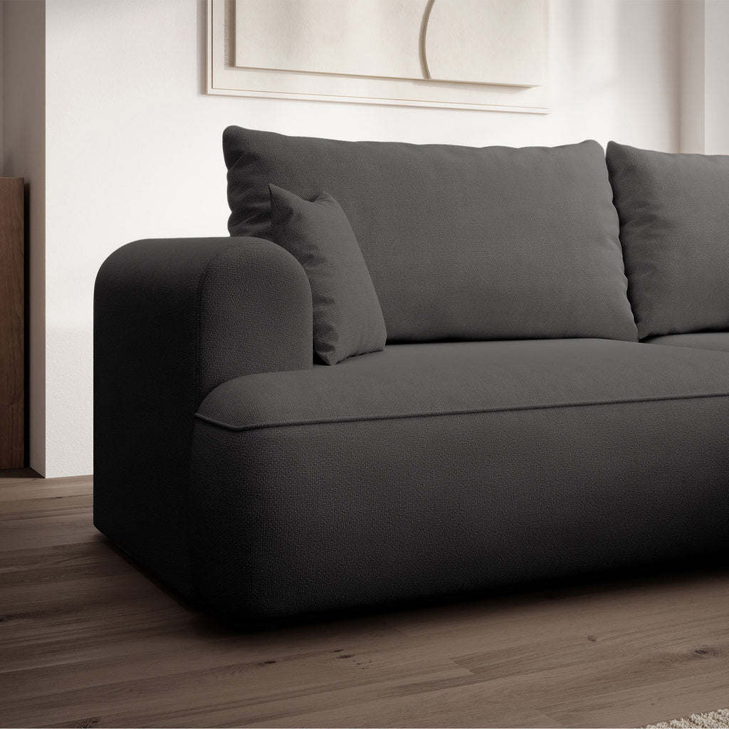 Kampinė miegamoji sofa NIVO 238 cm