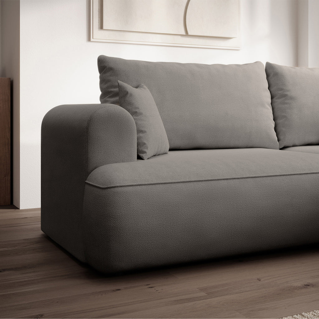 Kampinė miegamoji sofa NIVO 238 cm