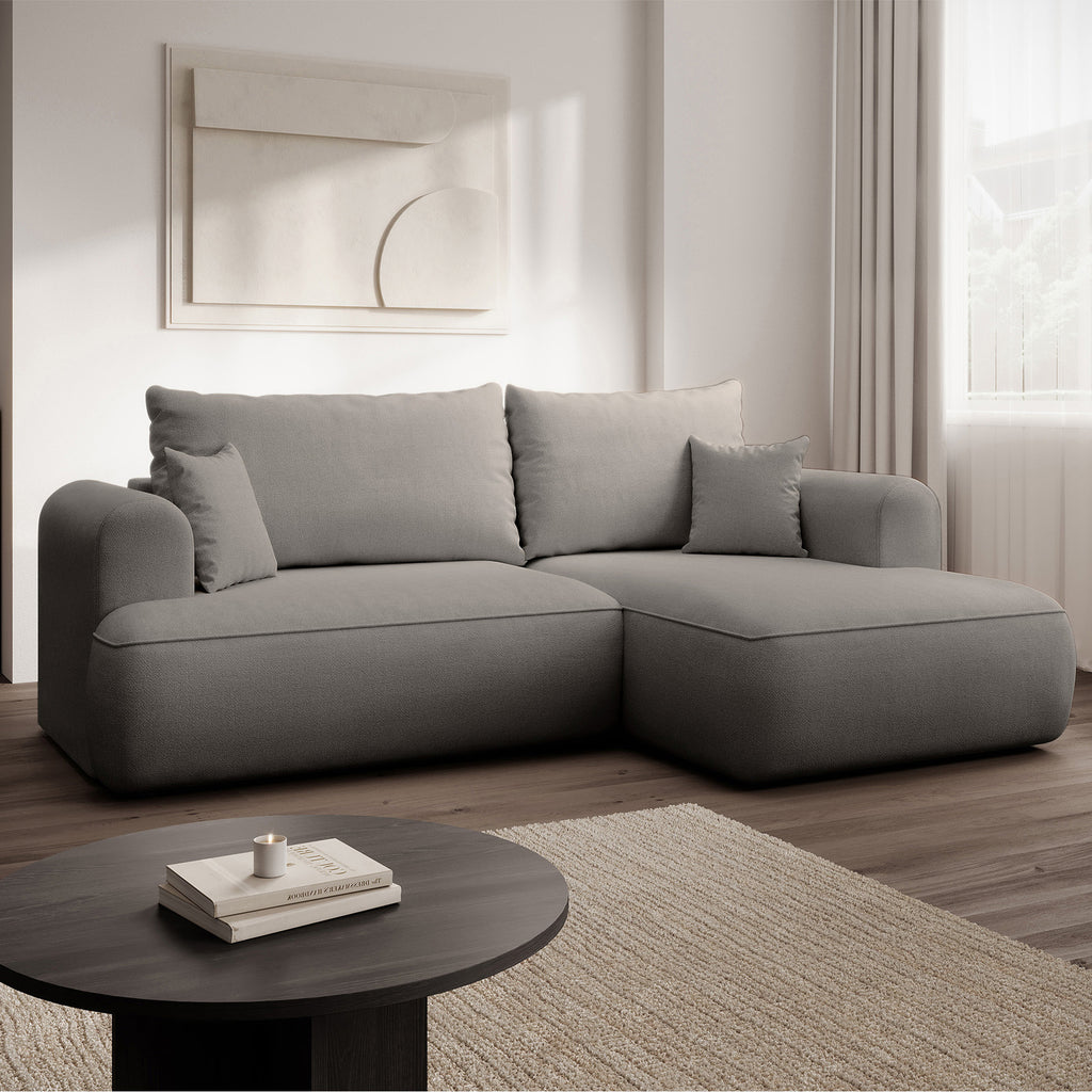 Kampinė miegamoji sofa NIVO 238 cm