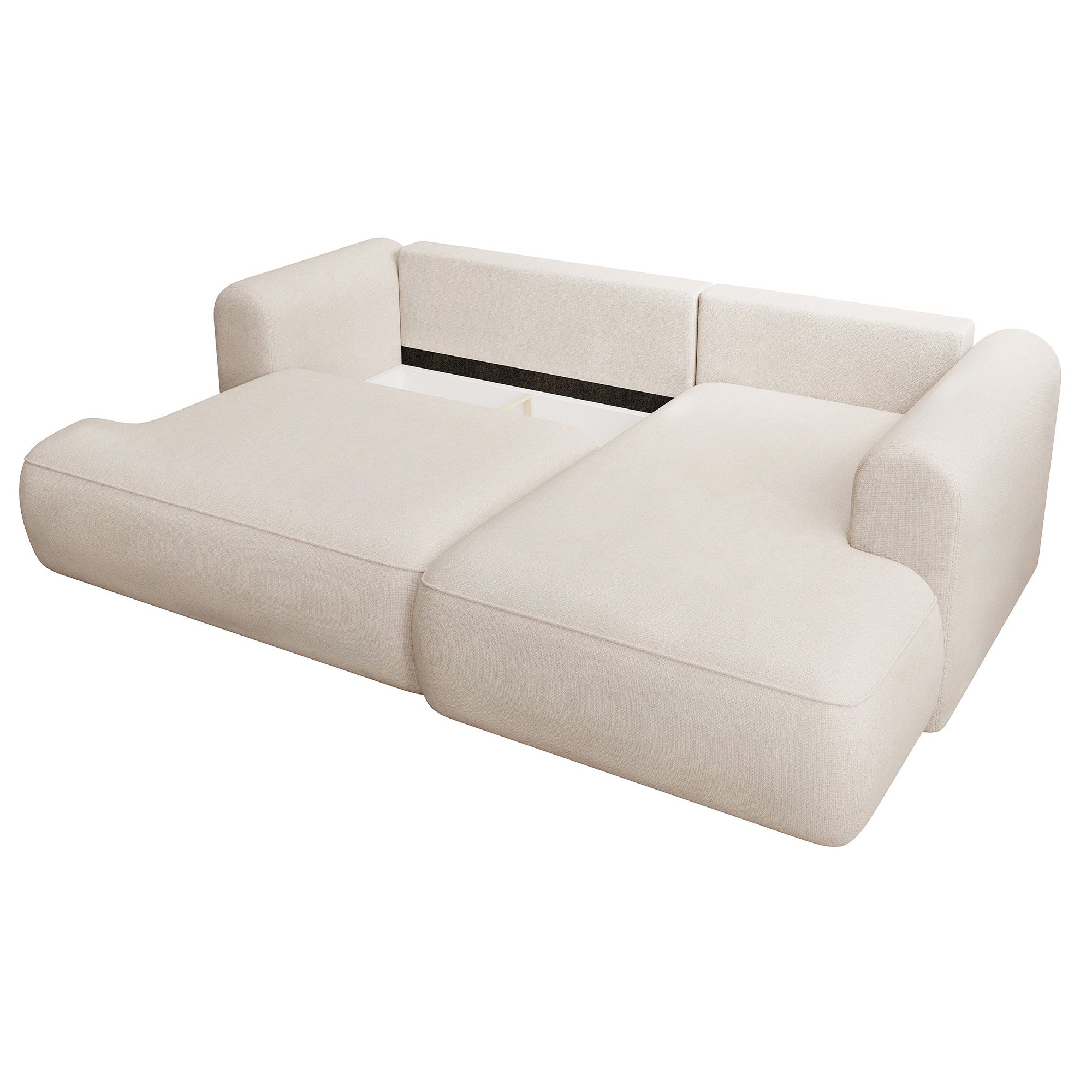 Kampinė miegamoji sofa NIVO 238 cm