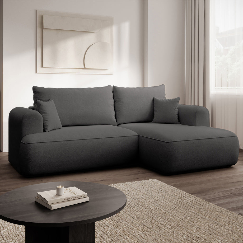 Kampinė miegamoji sofa NIVO 238 cm