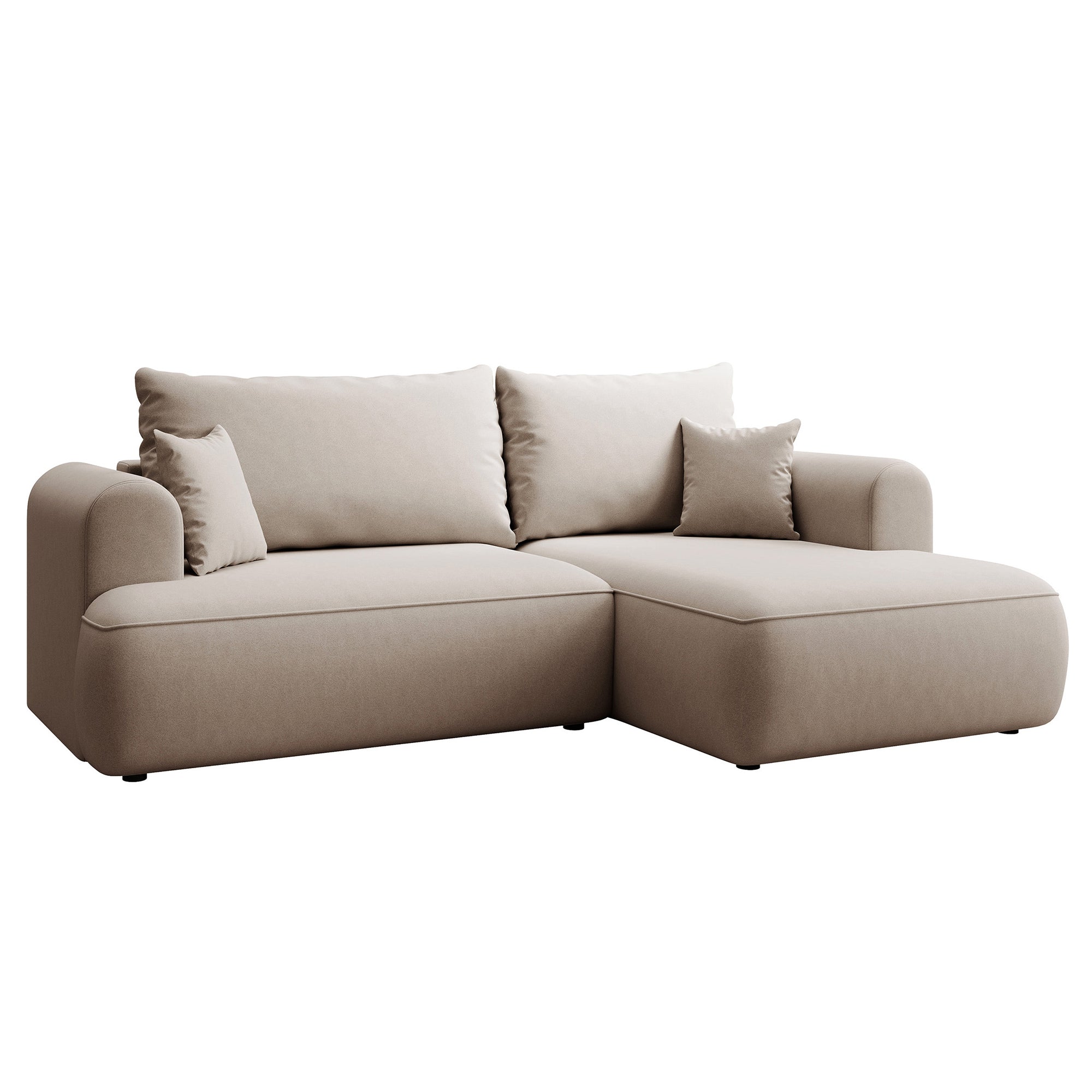 Kampinė miegamoji sofa NIVO 238 cm