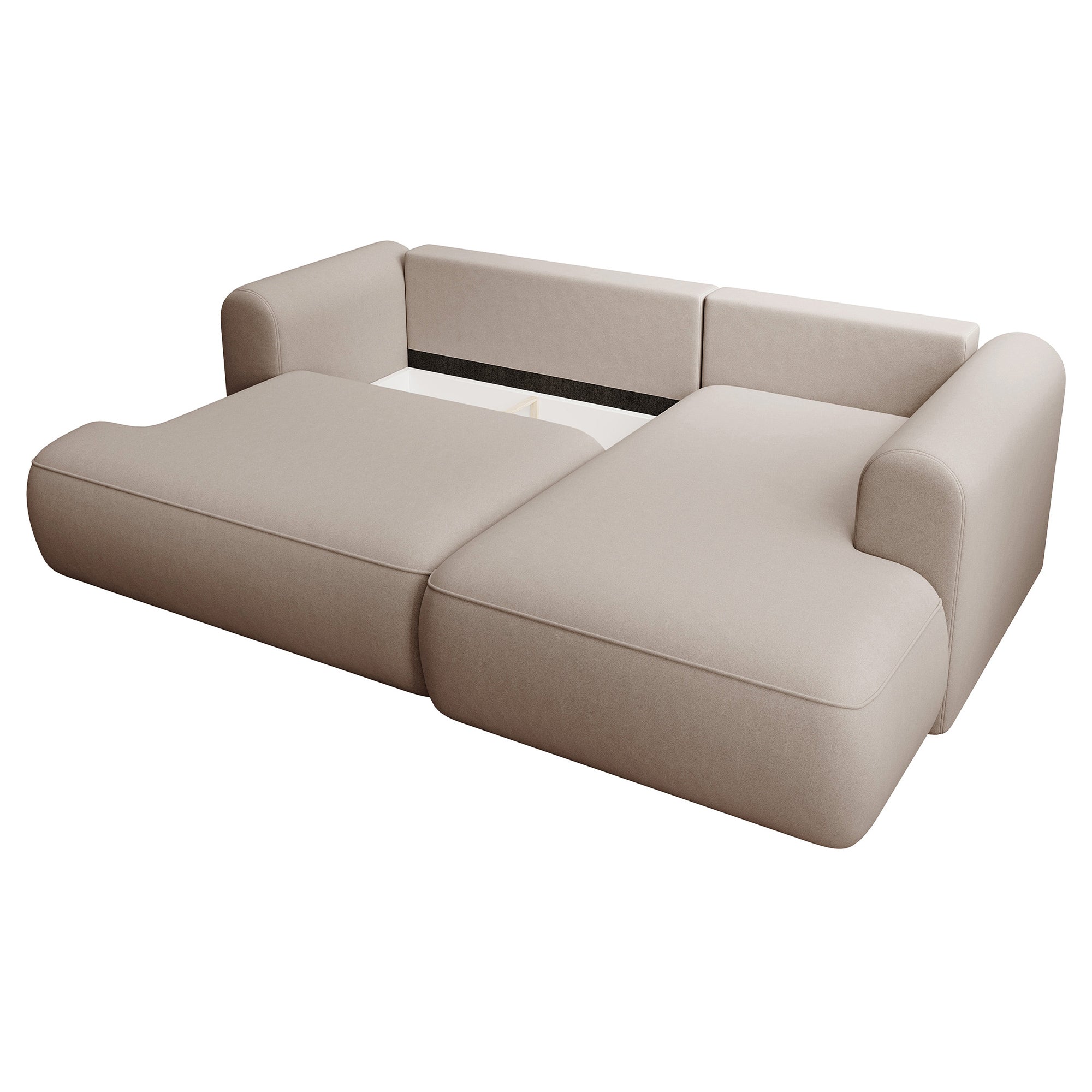 Kampinė miegamoji sofa NIVO 238 cm