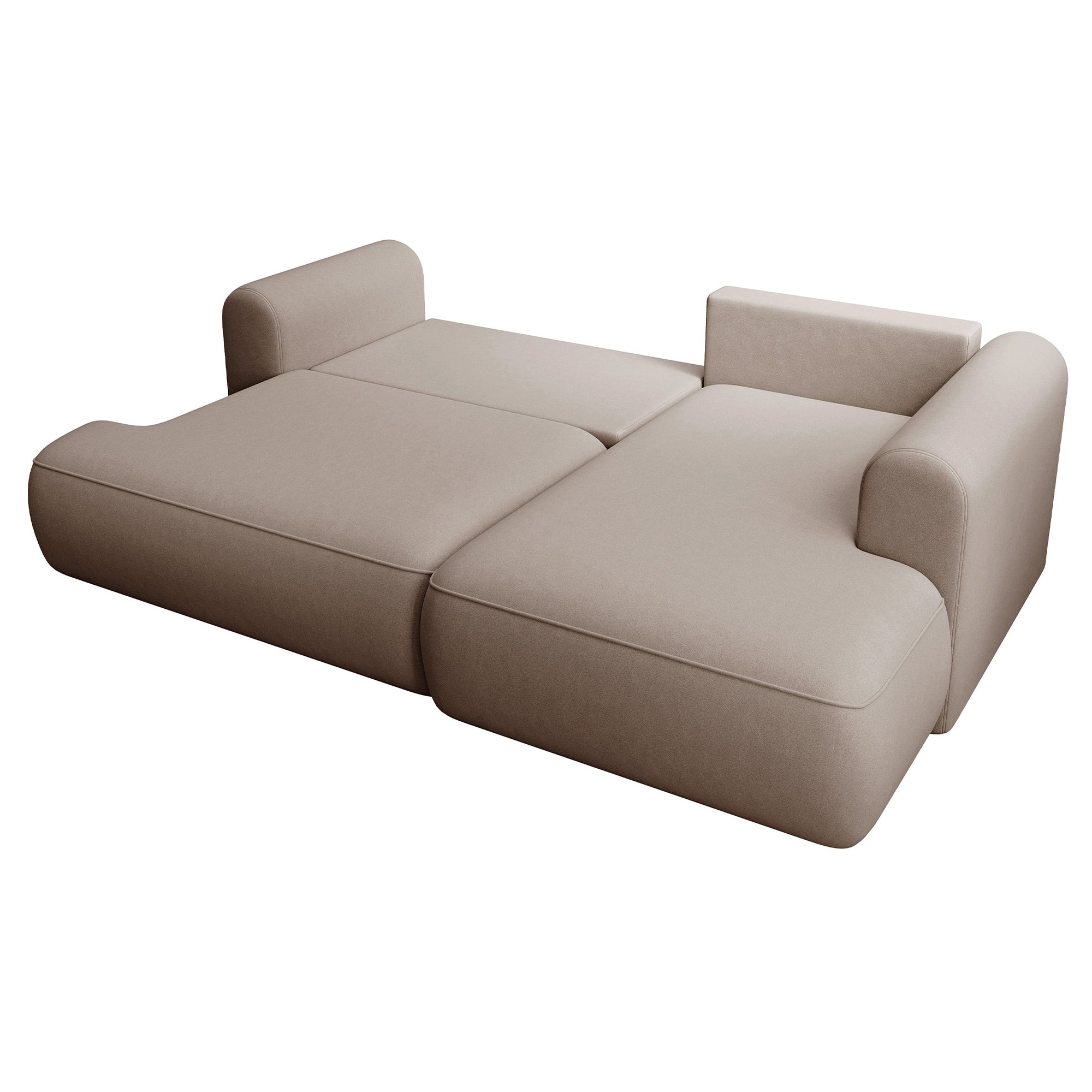 Kampinė miegamoji sofa NIVO 238 cm