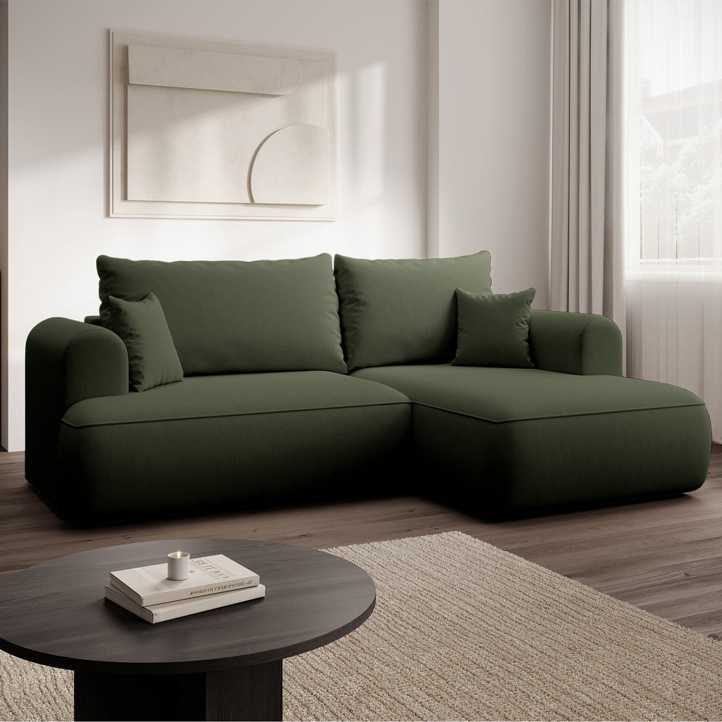 Kampinė miegamoji sofa NIVO 238 cm