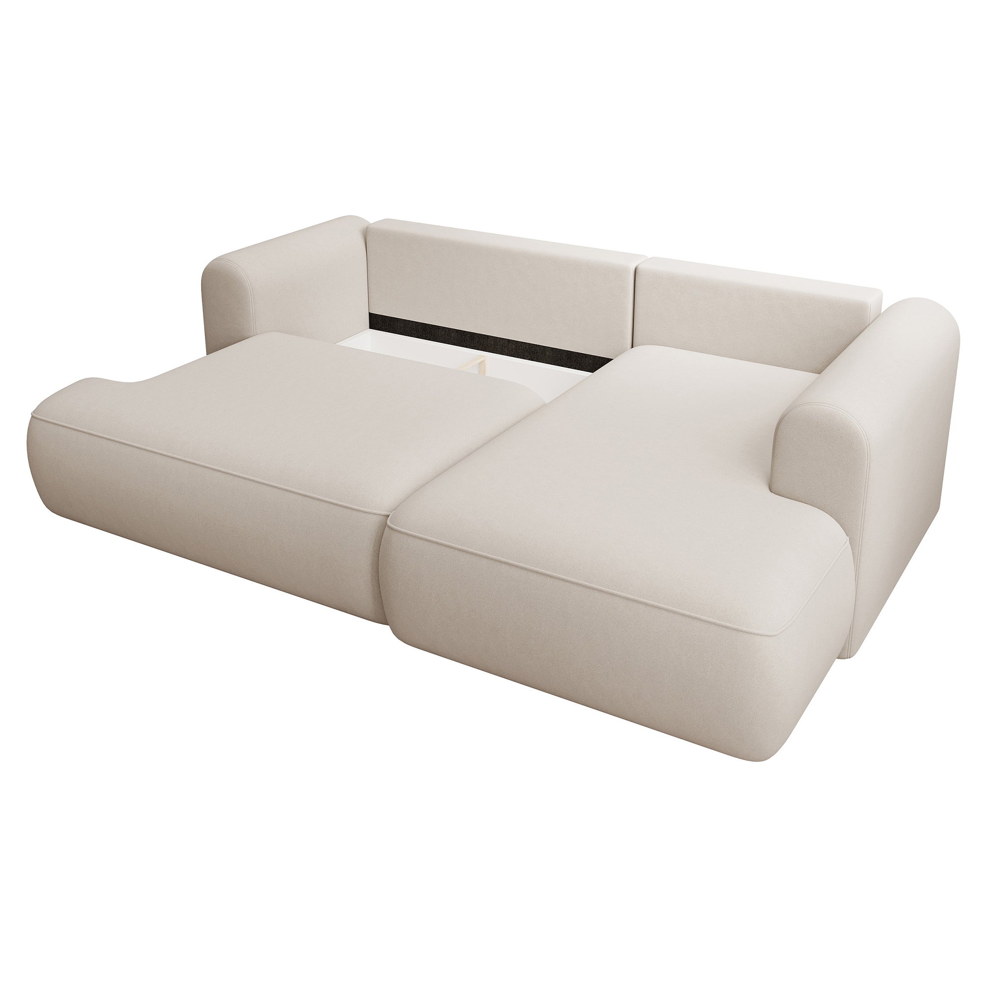 Kampinė miegamoji sofa NIVO 238 cm