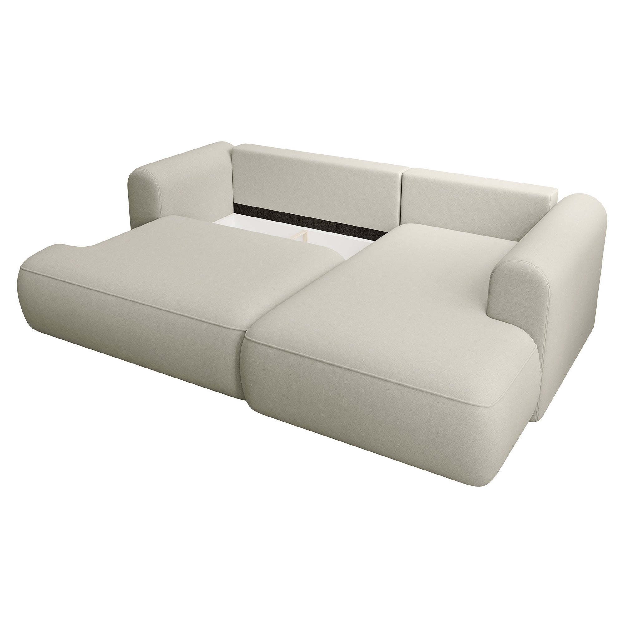 Kampinė miegamoji sofa NIVO 238 cm