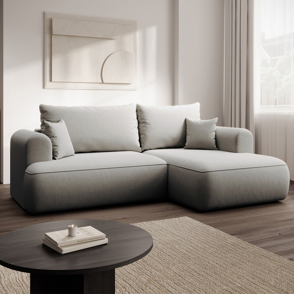 Kampinė miegamoji sofa NIVO 238 cm