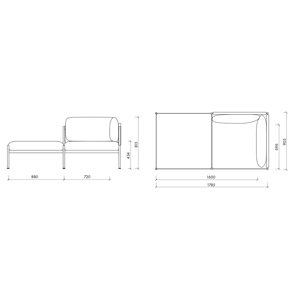 TOOM modulinė sofa 2