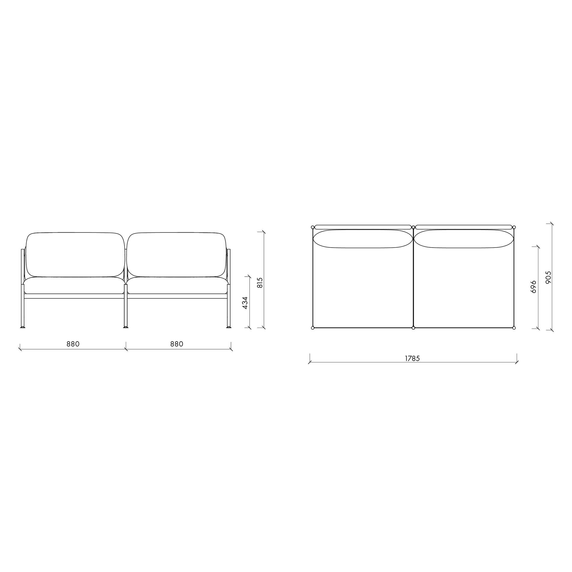 TOOM modulinė sofa 2