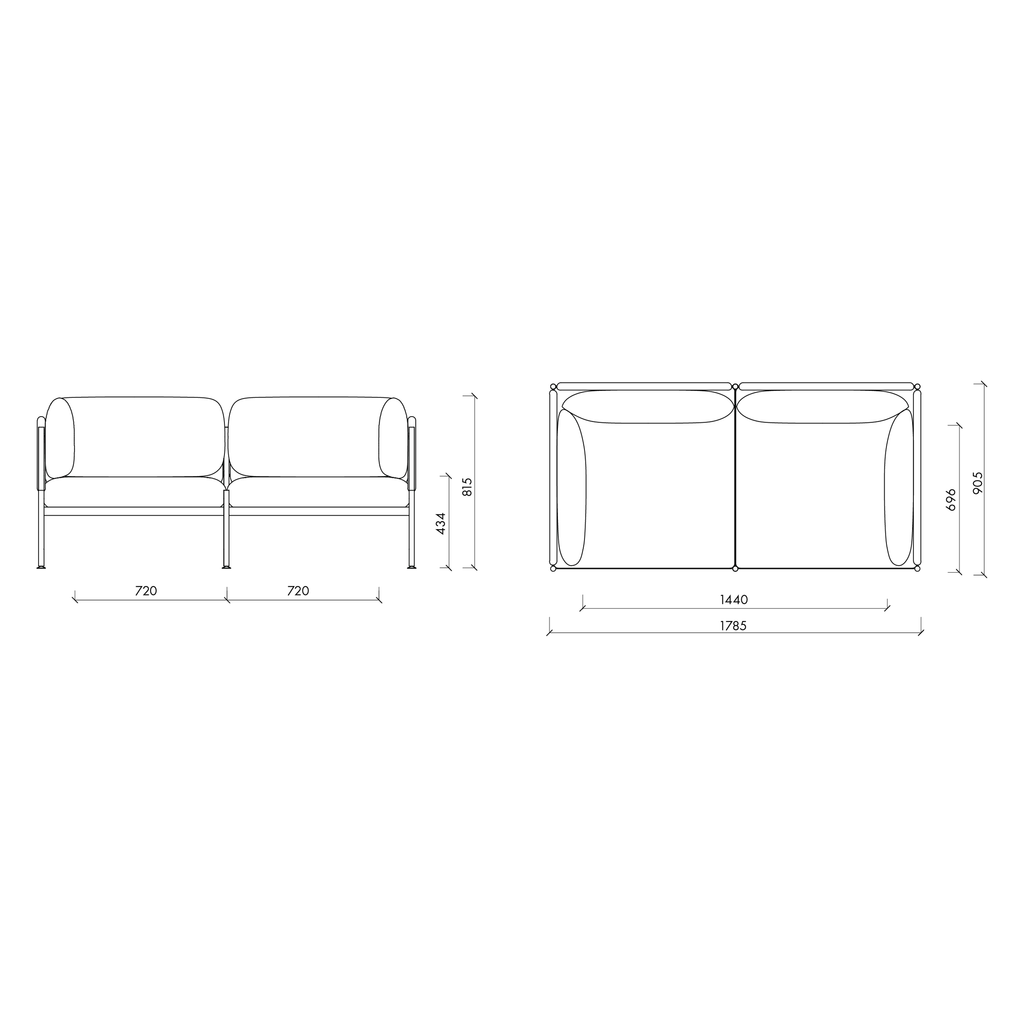 TOOM modulinė sofa 2