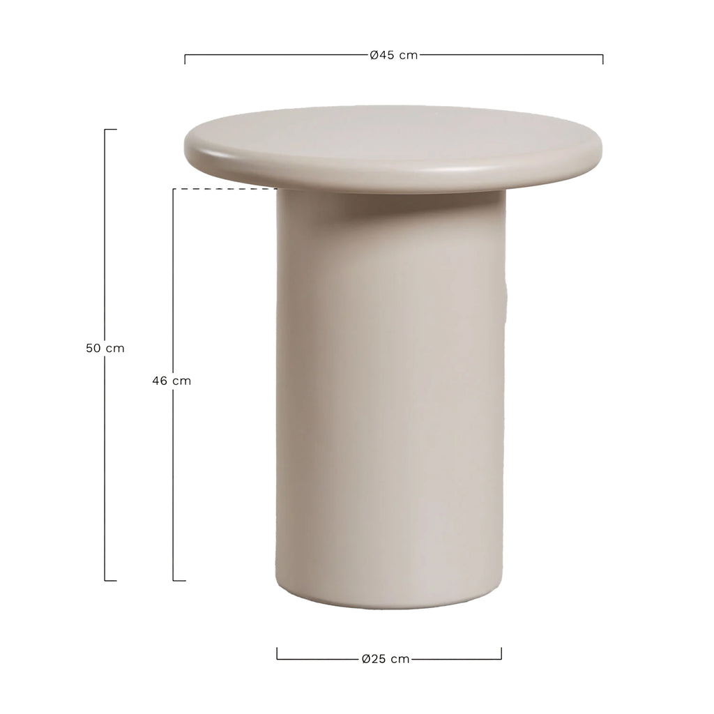 ODO šoninis staliukas Ø45 cm