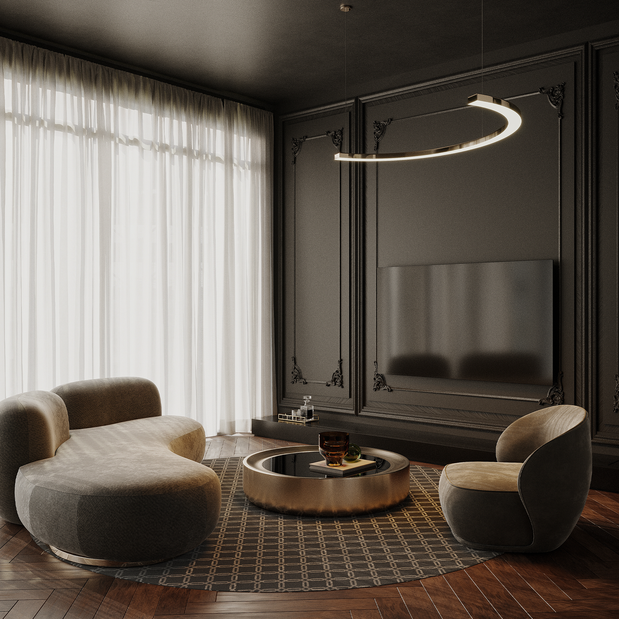 pakabinamas šviestuvas LED p0422d lotus iš maxlight gamintojo aukštos kokybės medžiagos
