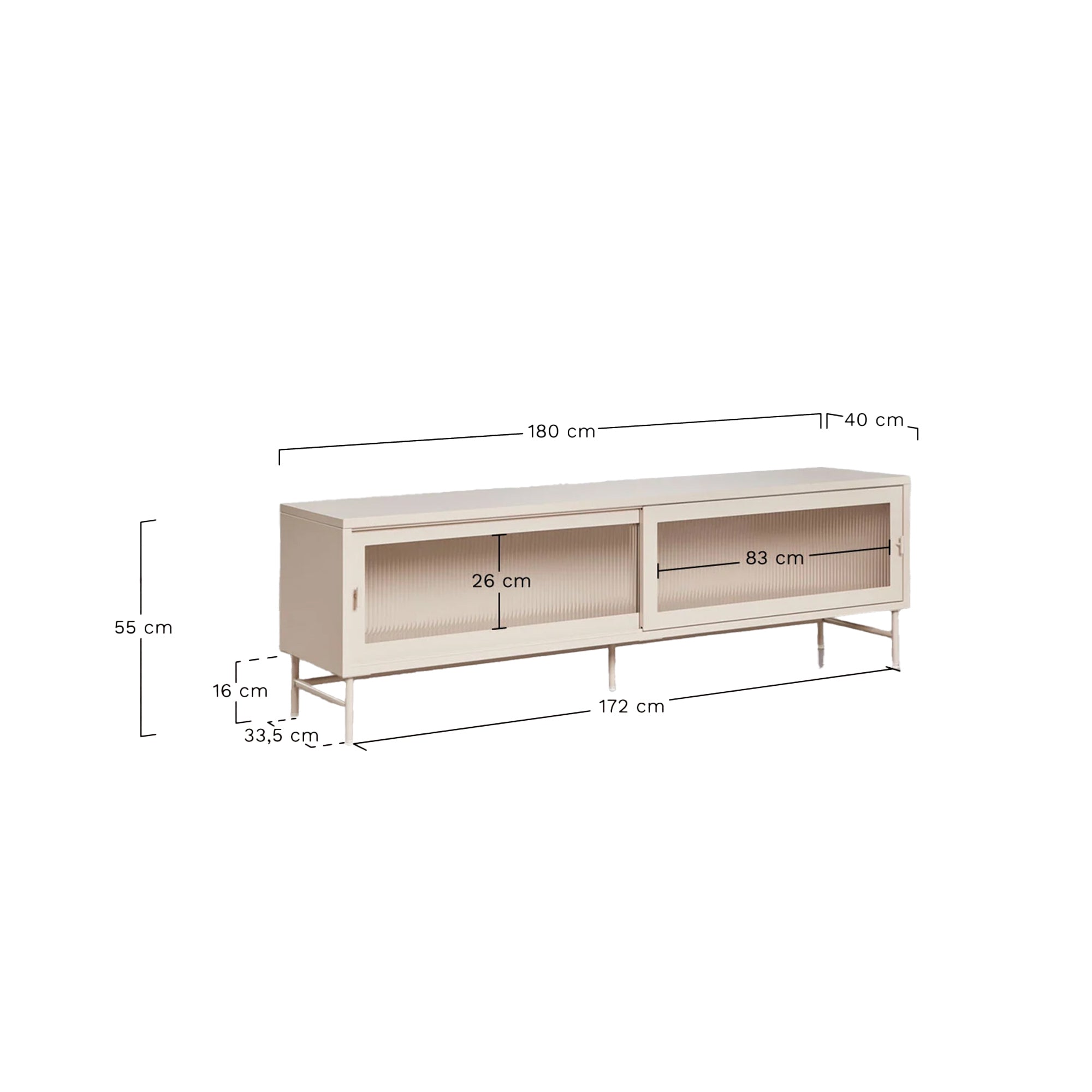 PALINO TV spintelė 180x40 cm