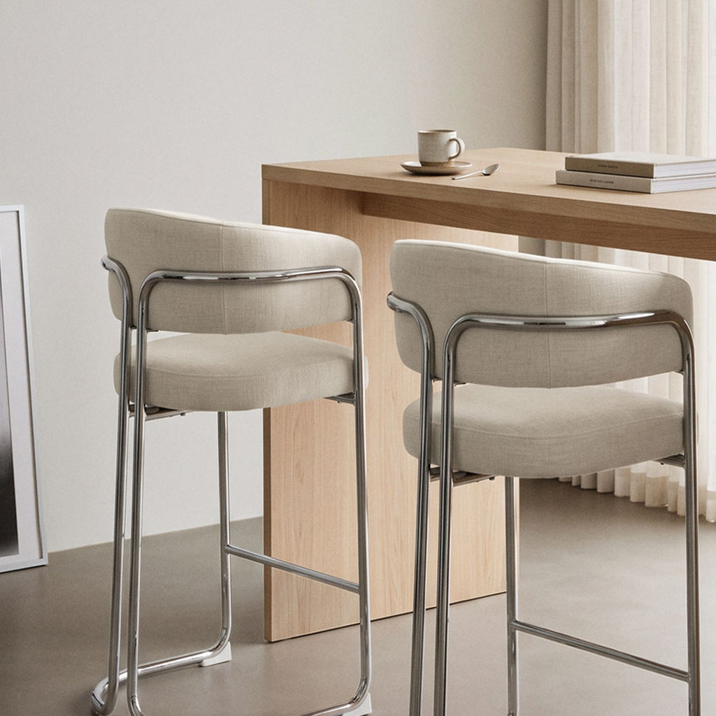 Pusbario kėdė ZEN su atlošu 65 cm | 75 cm
