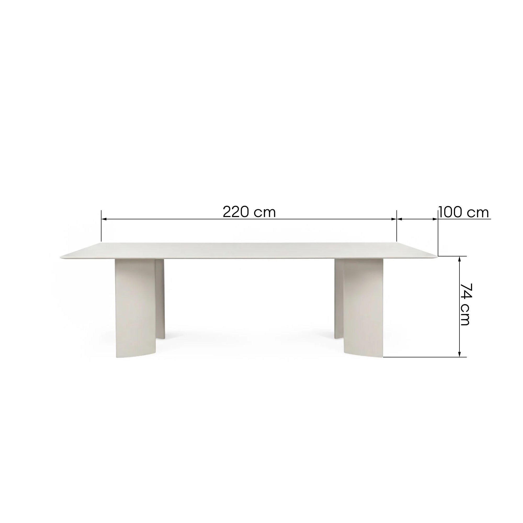 RELLO stalas 220 cm