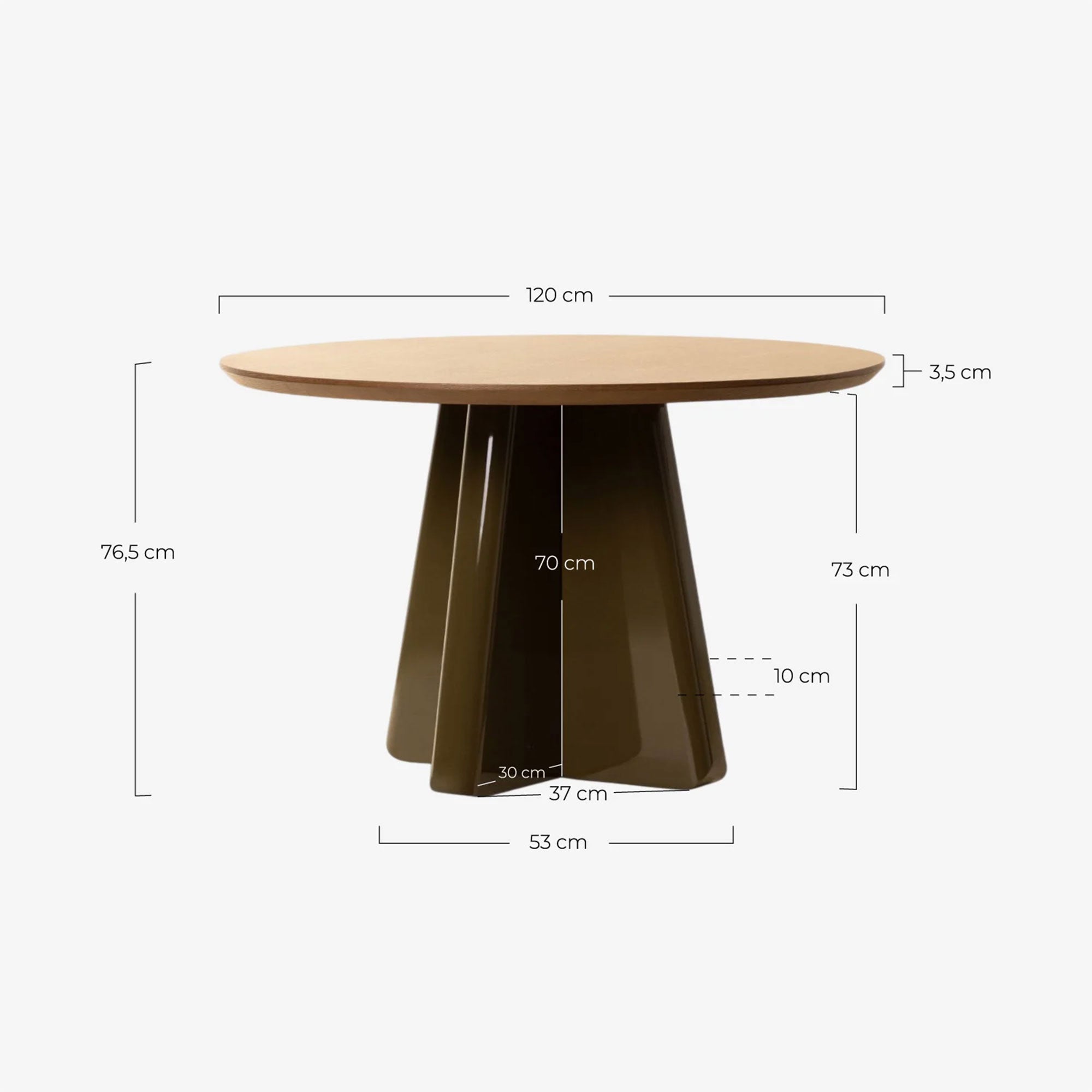Stalas REXALI Ø 120 cm
