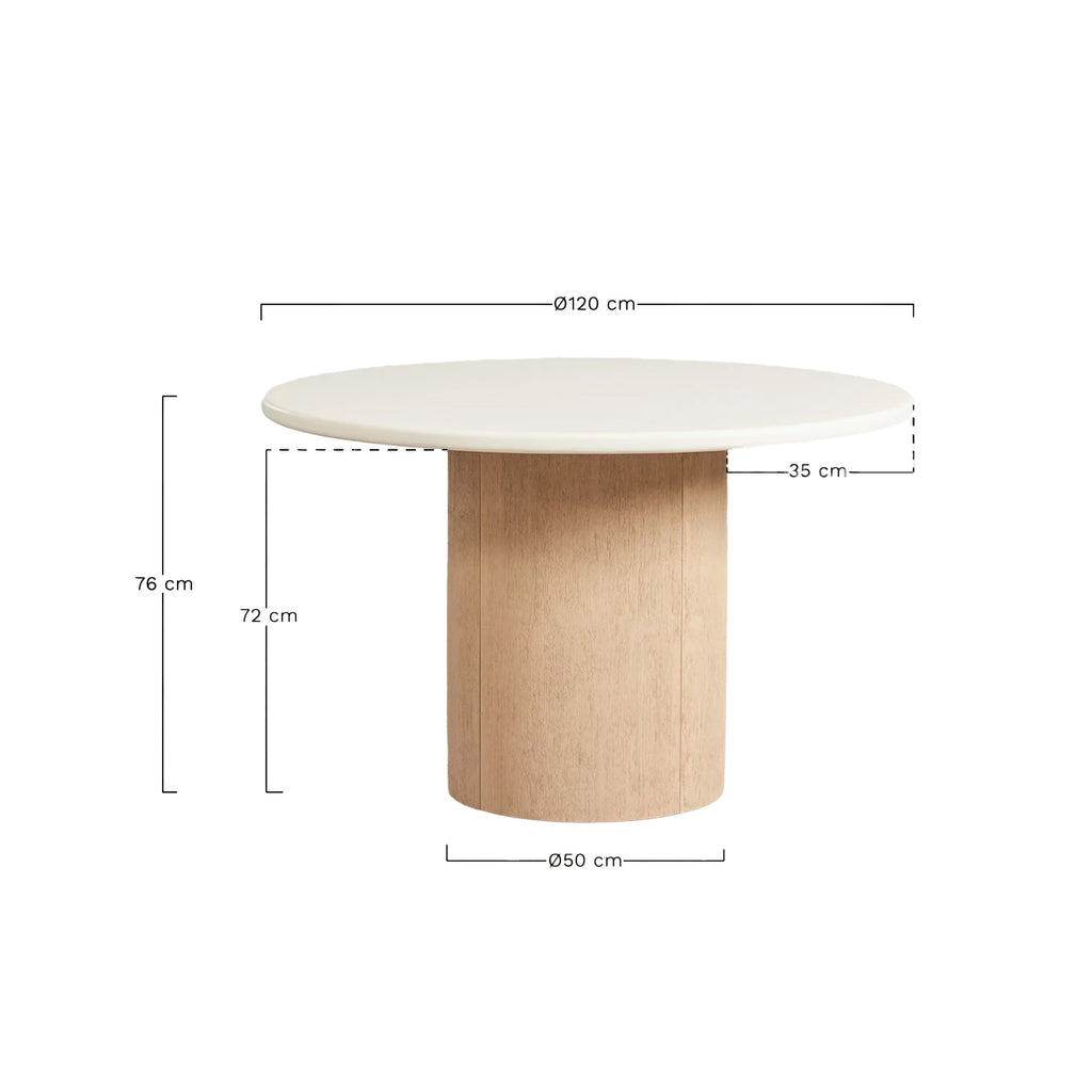 SHARPY stalas Ø120 cm