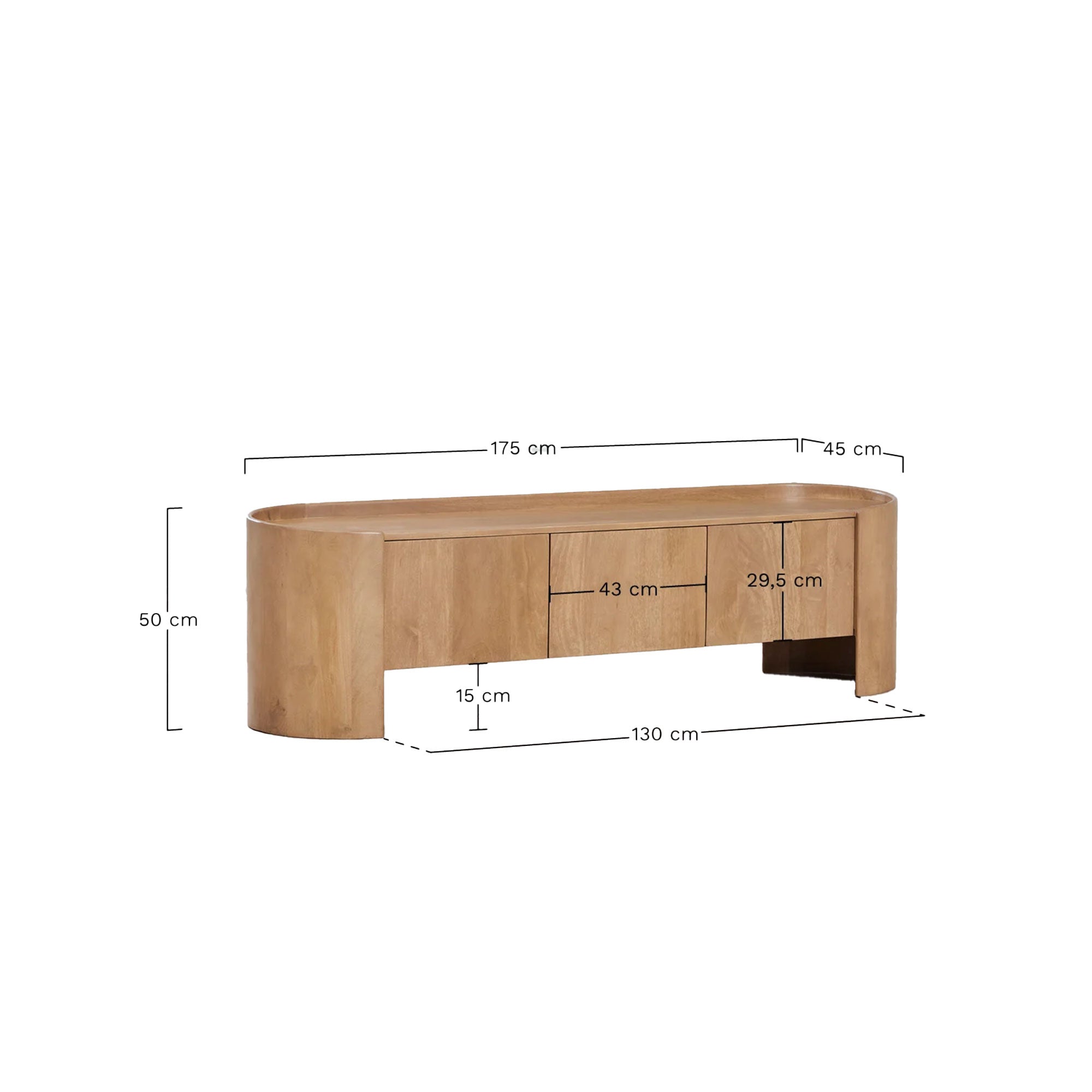 SINNER TV spintelė 175×50 cm