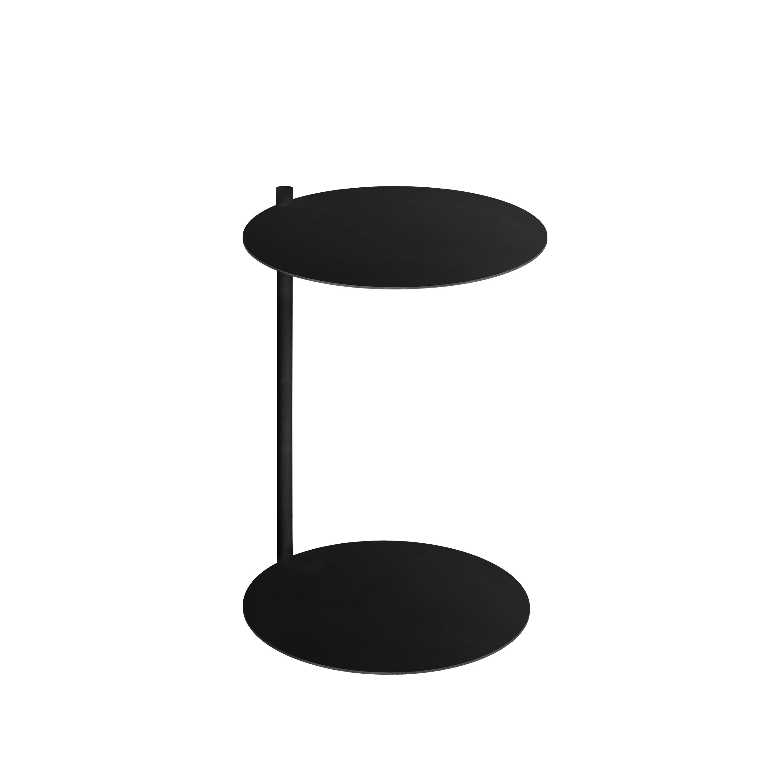 Juodas Ande šoninis staliukas NOO.MA dizaino 