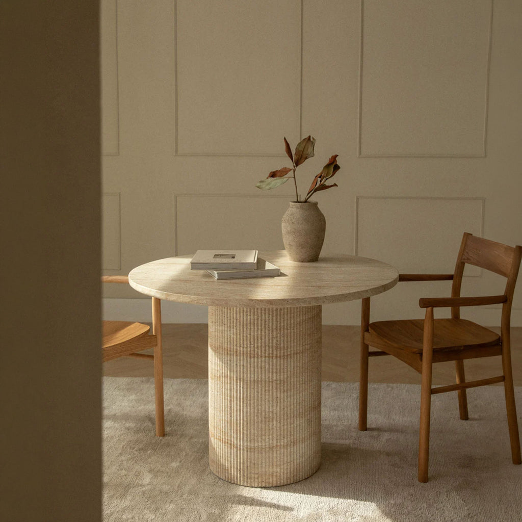 Stalas TRAVERTINE Ø 100 cm
