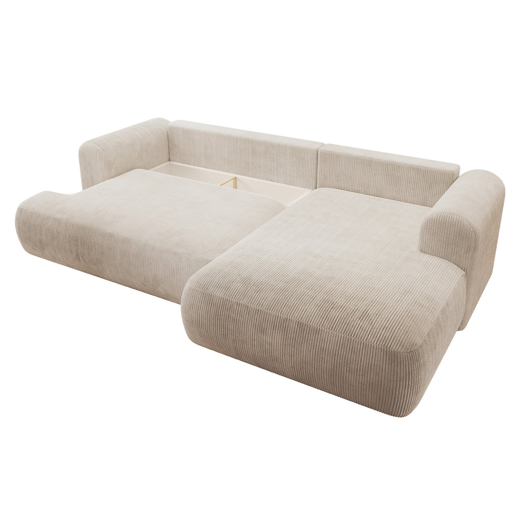 Kampinė miegamoji sofa TYNNA 260 cm