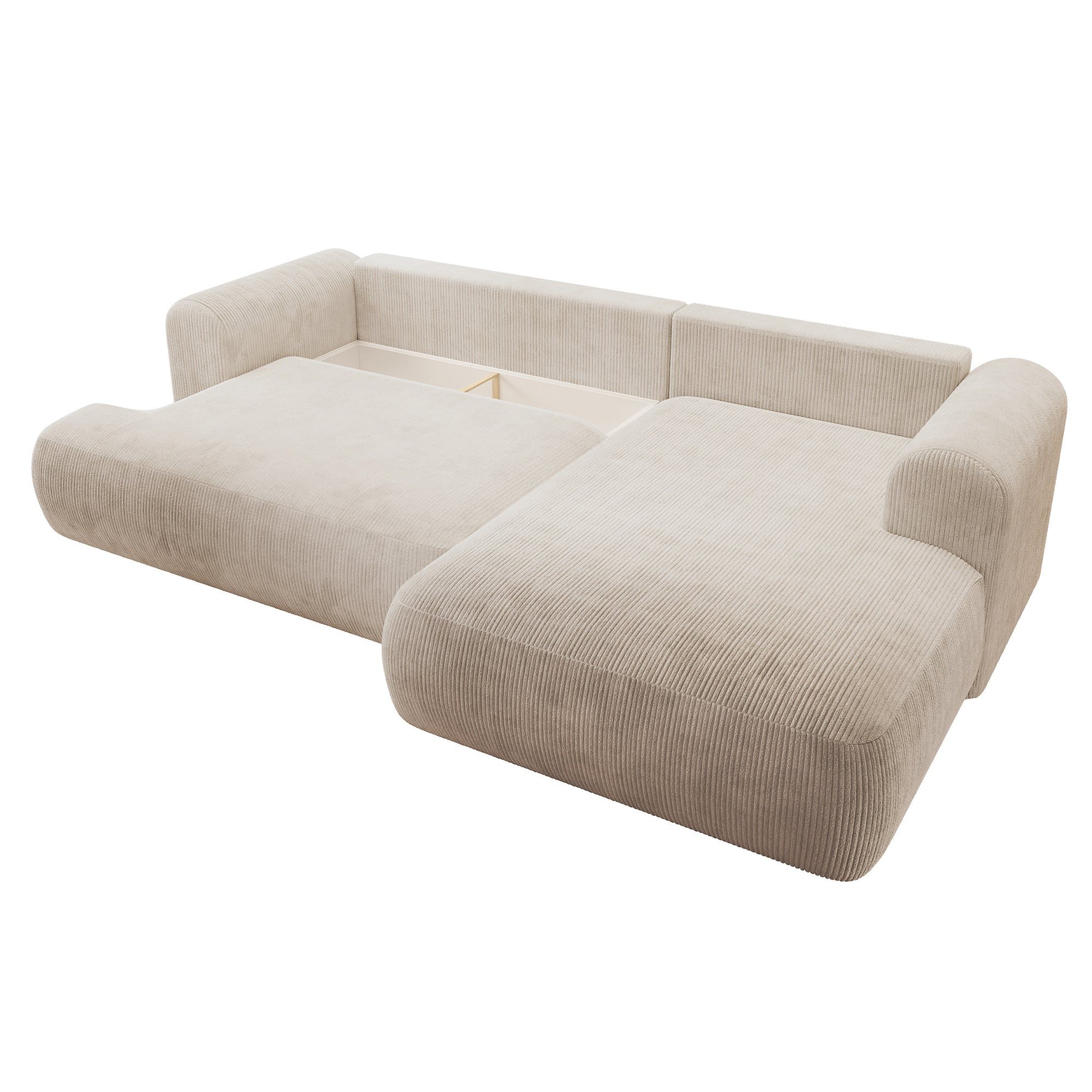 Kampinė miegamoji sofa TYNNA 260 cm