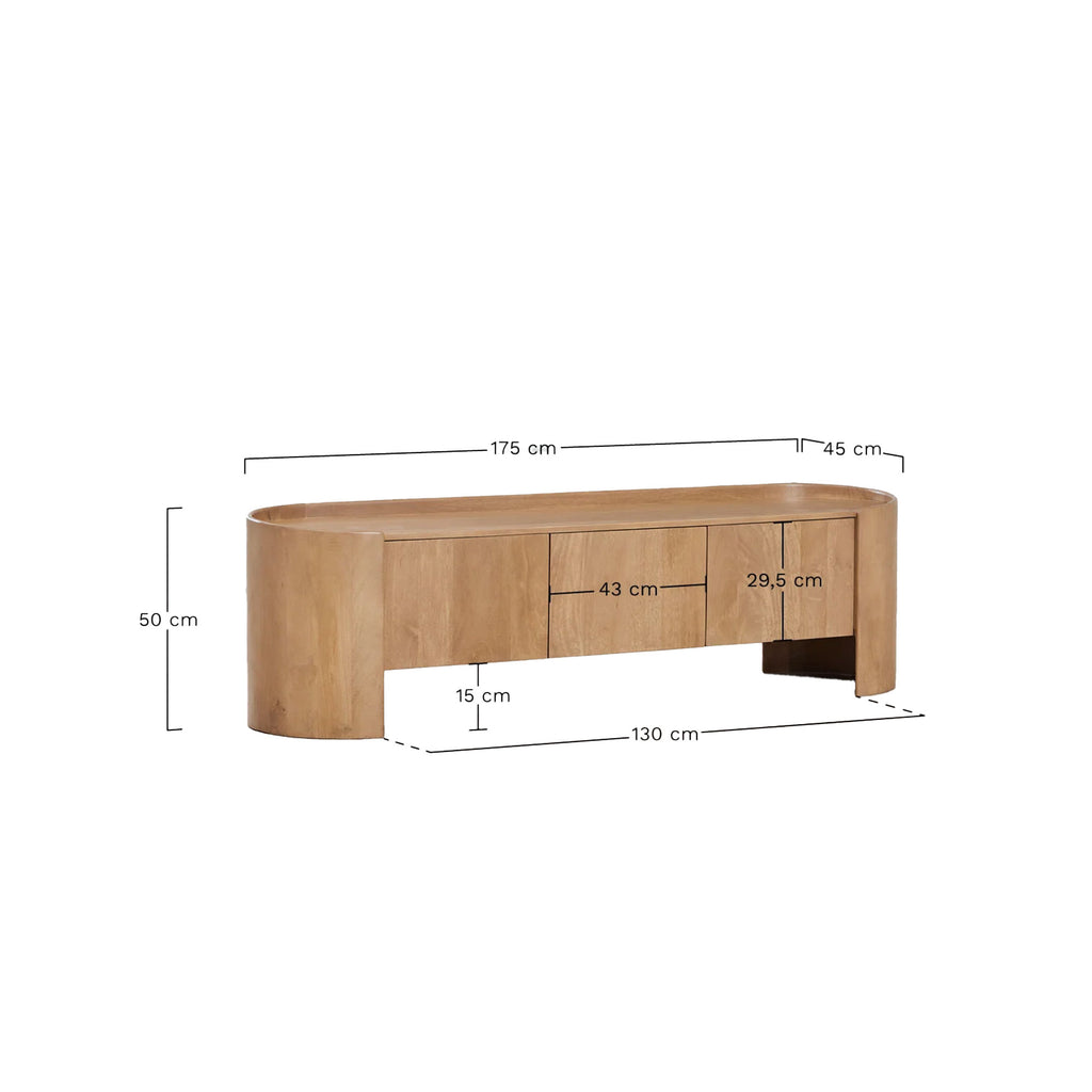 ZEIDI TV spintelė 175×50 cm